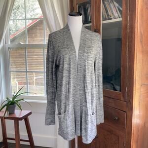 Sonoma Grey Unstructured Cardigan, Size M